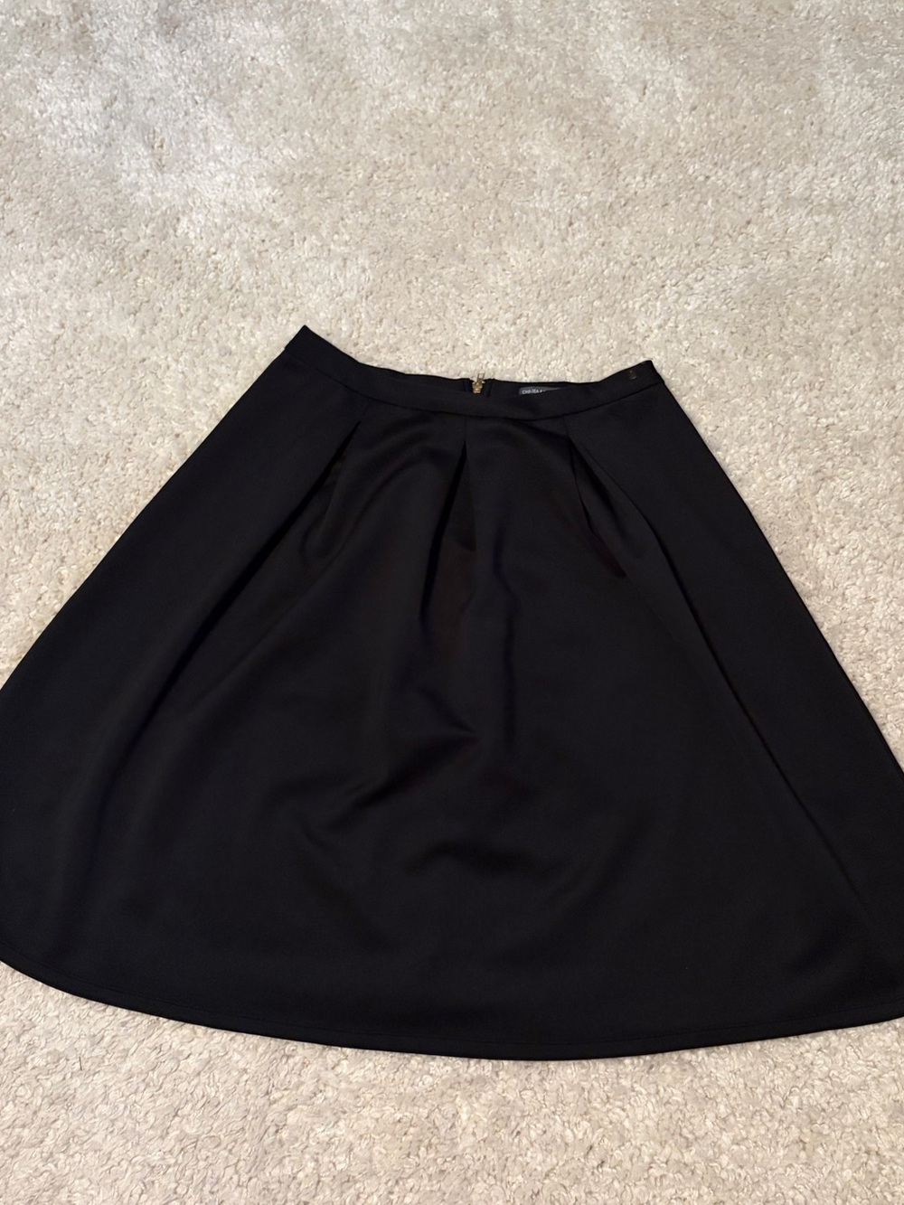 Chelsea & Theodore Black Circle Skirt